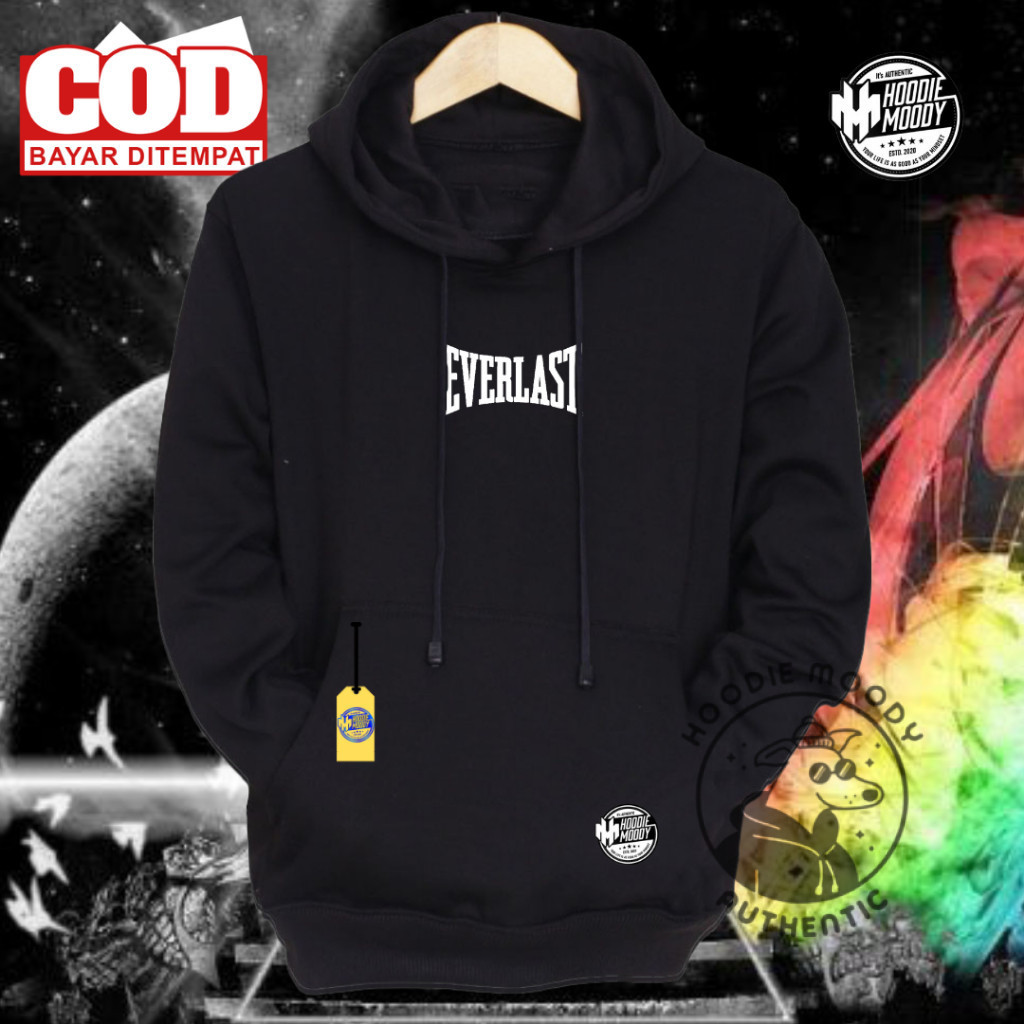 HOODIE.MOODY Hoodie Pria Distro suiter Fleece pria wanita distro Bandung Unisex Cowok Cewek everlast