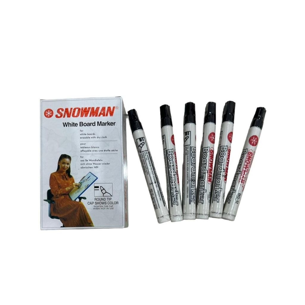 

[ Lusin ] Spidol Snowman Whiteboard / Whiteboard Marker Snowman BG-12 / BG12