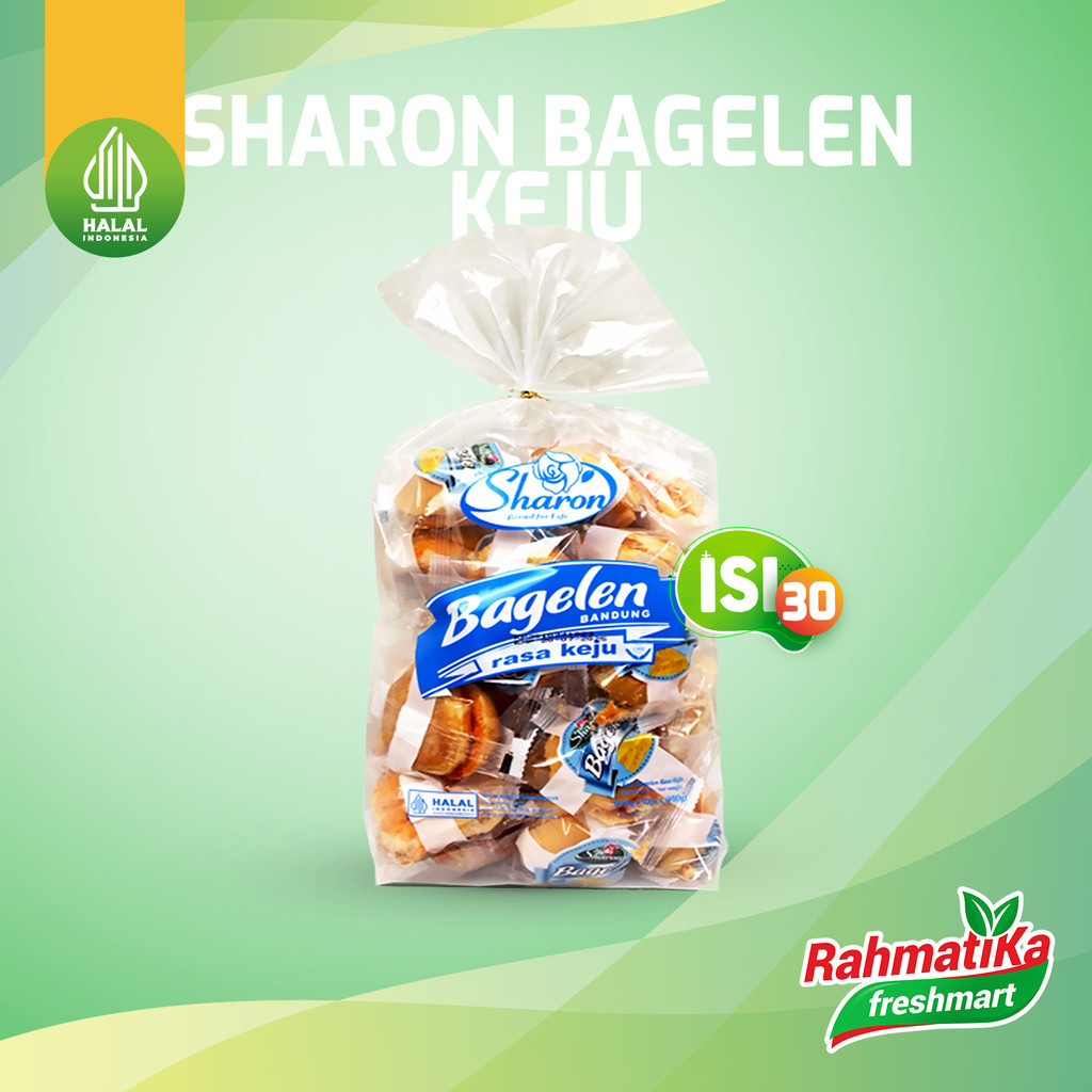 

Sharon Bagelen Rasa Keju / Roti Kering Rasa Keju 300 gr