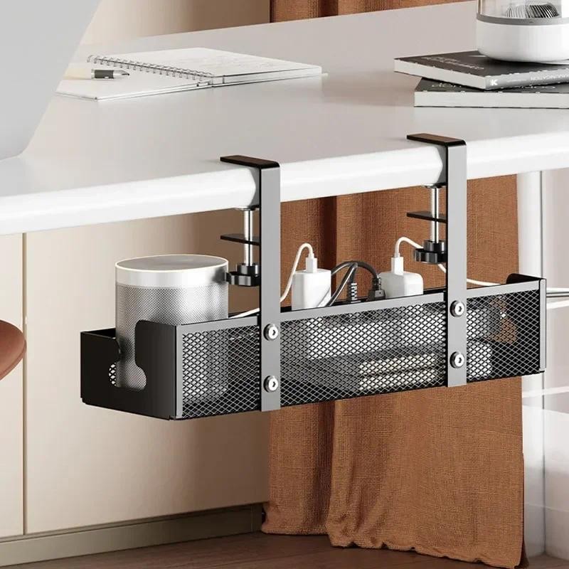Under Desk Cable Management Tray, No Drill Steel Desk Cable Organizers, Wire Management Tray Cable M