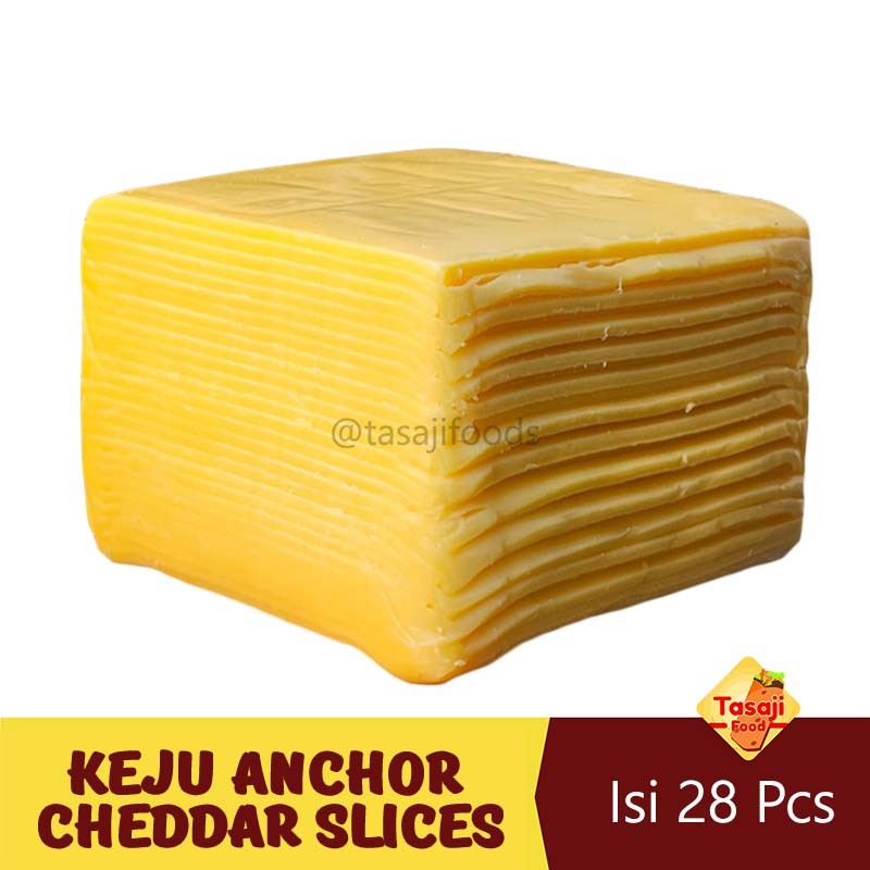 

Repack Keju Anchor Slices isi 28 Pcs Prochessed Cheddar Cheese