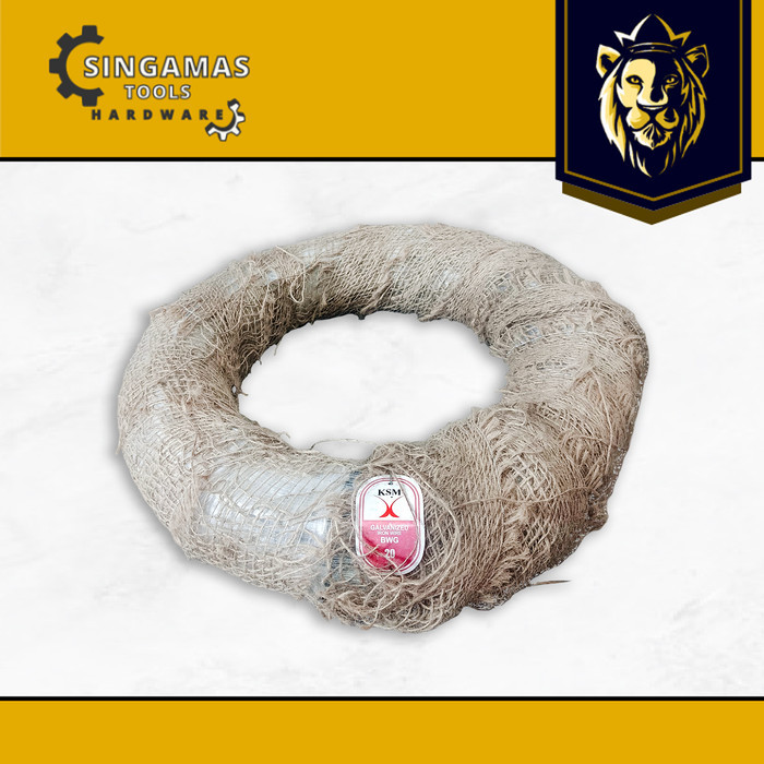 KSM Kawat Seng Galvanis 25 Kg BWG 20 - Galvanized Iron Wire