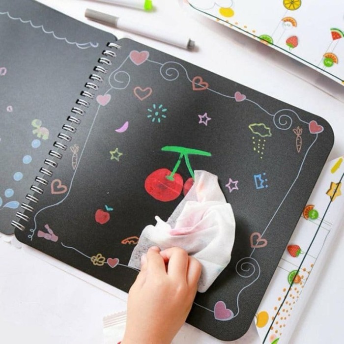 

Recyclabe drawing book magic drawing book buku gambar bisa di hapus