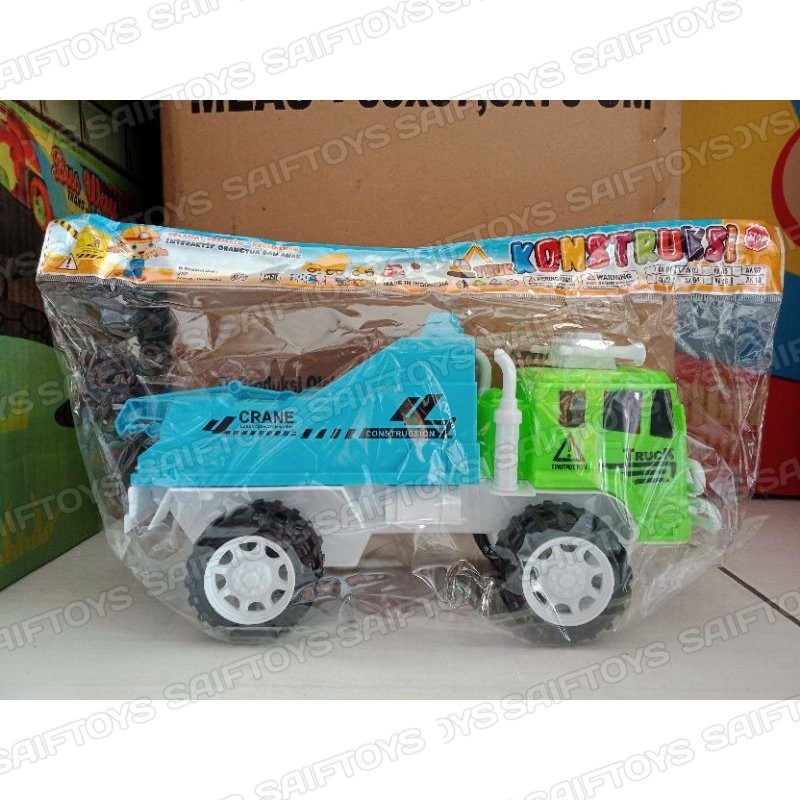 Mainan Anak Truk Derek/Mainan Anak Truk Crane OPP AK 06 / Mainan Anak Truk Kontruksi Crane