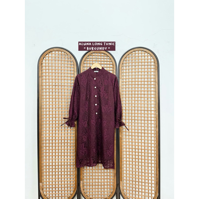 Tunik Murah Keren Style Korean Muslimah Lebaran Idul Fitri / LOCANA LABEL ALUNA TUNIC