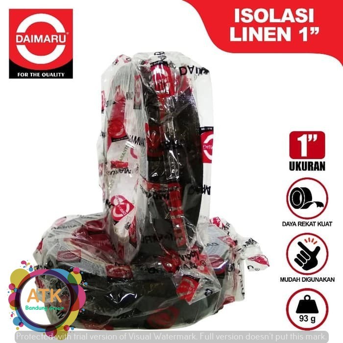 

Daimaru Linen Tape 1.0 Inch 24x12m htm Selotip Isolasi