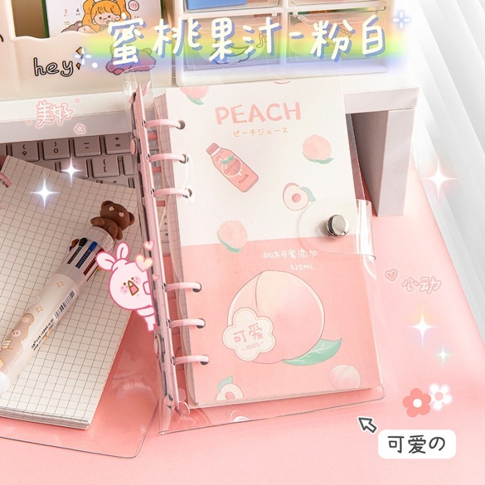 

Binder A6 Korea style diary Book lucu binder kekinian isi 100 lembar - Rabbit Drawing