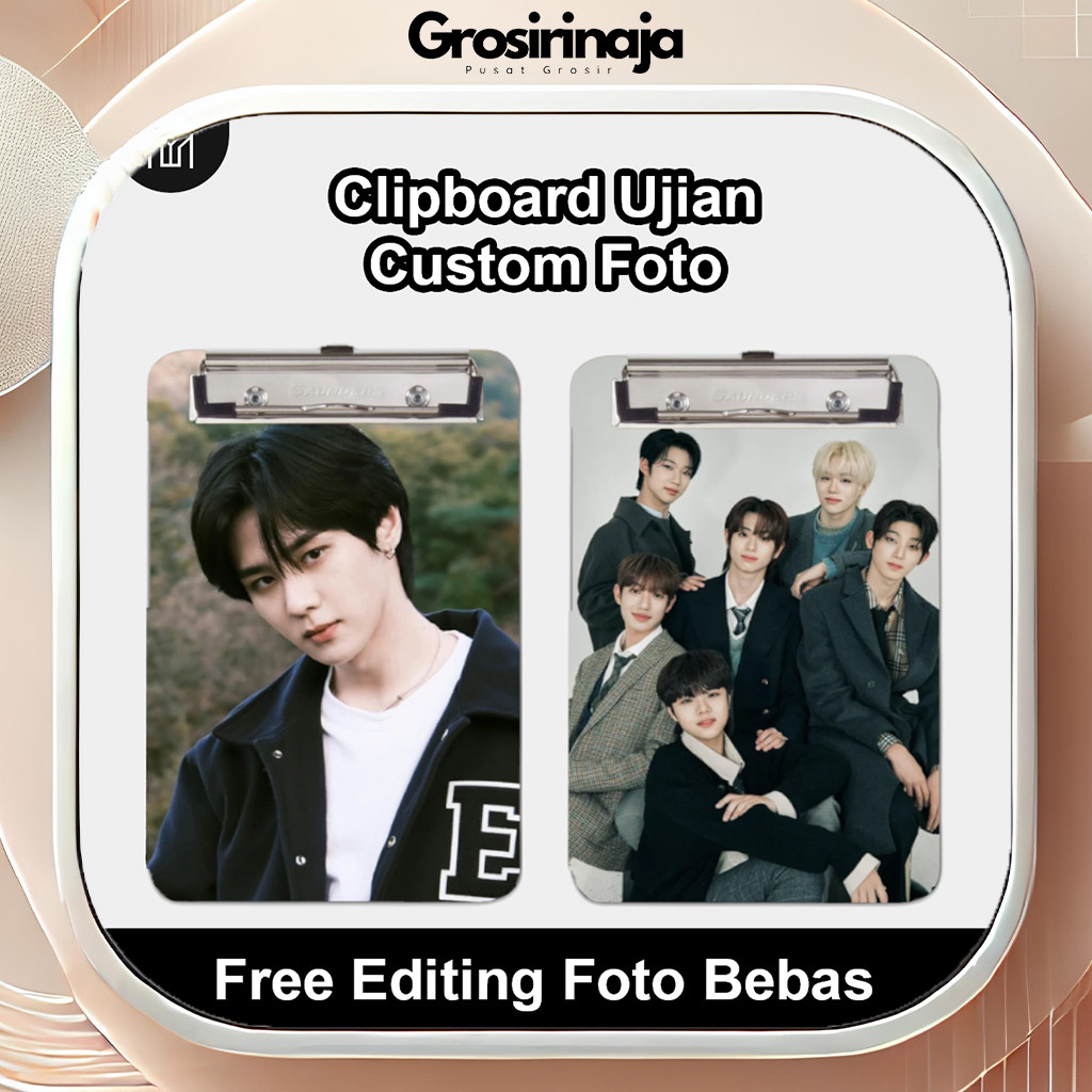 

[NO PRE-ORDER] Clipboard Custom Foto – Harga Murah & Bisa COD!