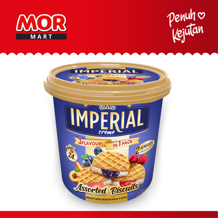 

Imperial Creme Assorted Biscuits Jar 216 GR