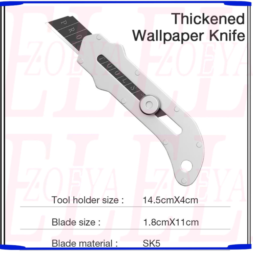 

Cutter + 10PCS Refil Stainless Baja Cuter Besi Multifungsi 18 MM Tahan Karat