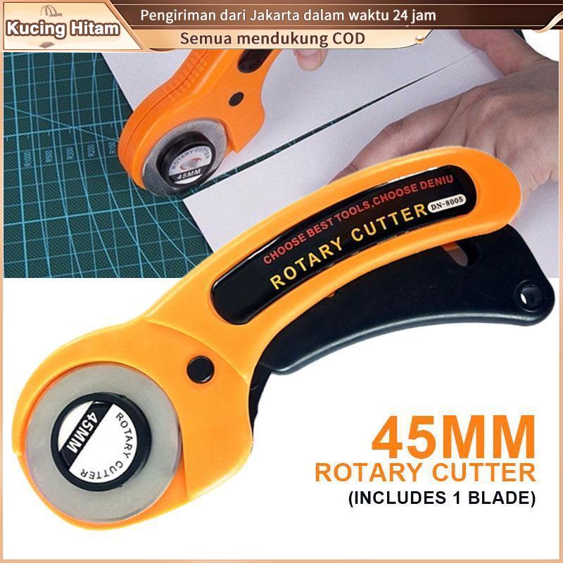 

Pemotong putar kain 45mm Alat Pemotong Kulit Kerajinan Kulit Kain Lingkaran DIY