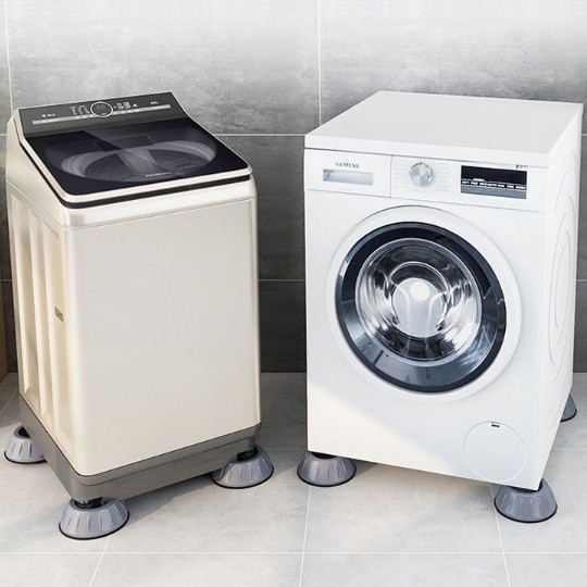 Alas Kaki Mesin Cuci Anti Getar Alas Mesin Cuci Alas Kaki Meja Karet Shockproof Pad (4 Pcs)