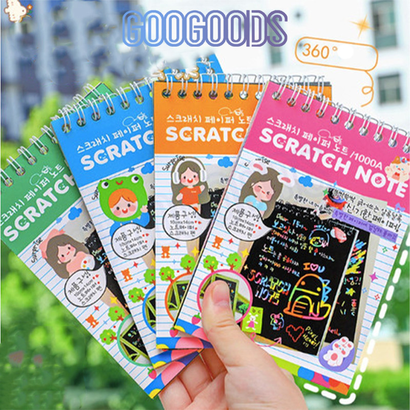 

GG Scratch Cards Mainan Gosok Buku Gambar Mini Mainan DIY Scratch Paint Paper Art