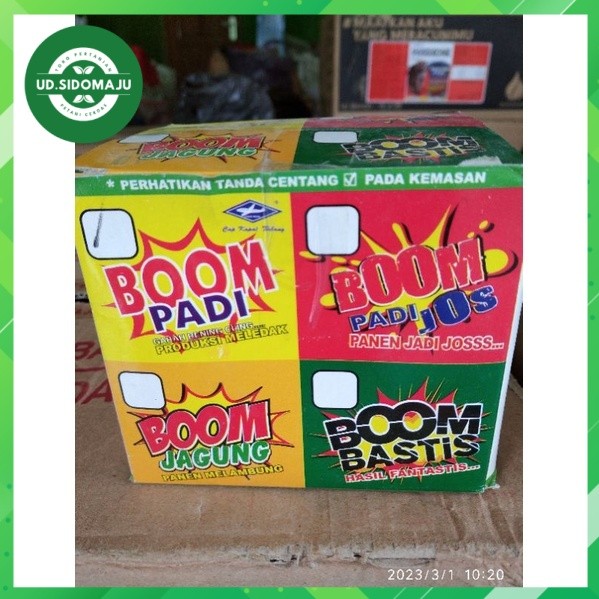 PAKET BOOM PADI JOS
