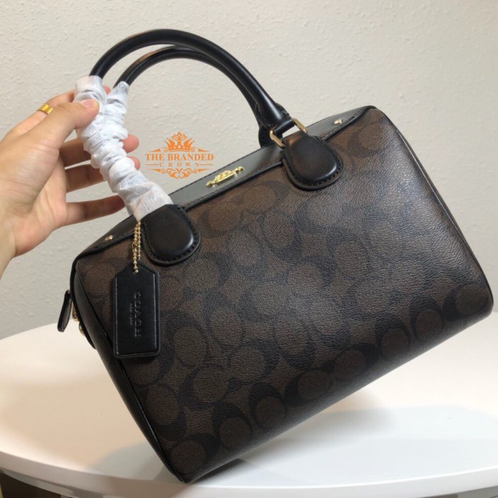 VS Tas Coach *58312* Beennet Signature Satchel Handbag Vvs