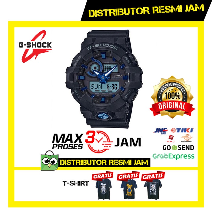 GShock GA-710B-1A2DR GA-710 GA710B GA710 Garansi Resmi 2 Tahun