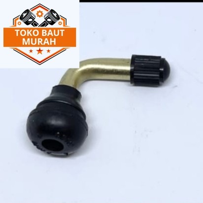 Pentil ban tubles bengkok karet