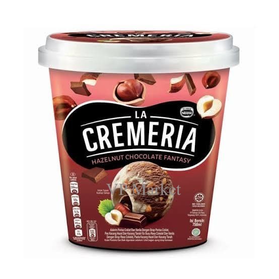 

Nestle Ice Cream La Cremeria Hazelnut Chocolate 750ml
