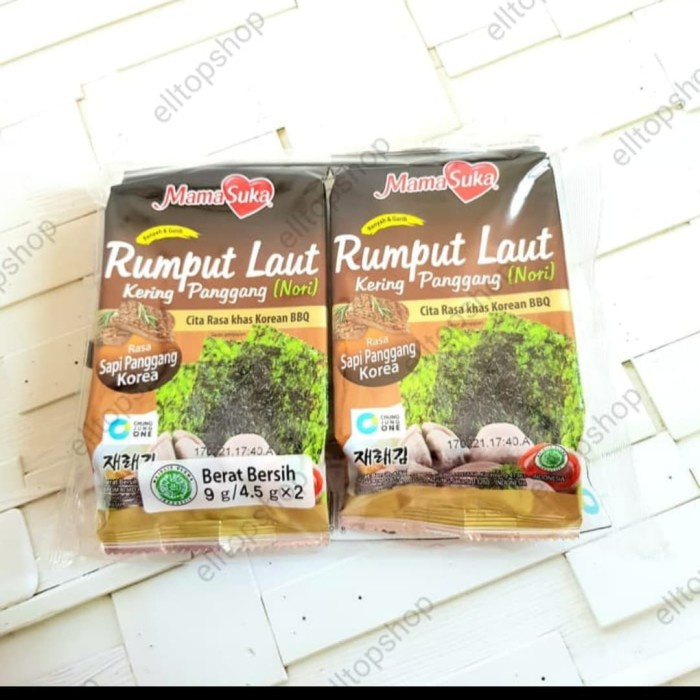 

RK Mama Suka Nori Rumput Laut 4.5Gr x 2