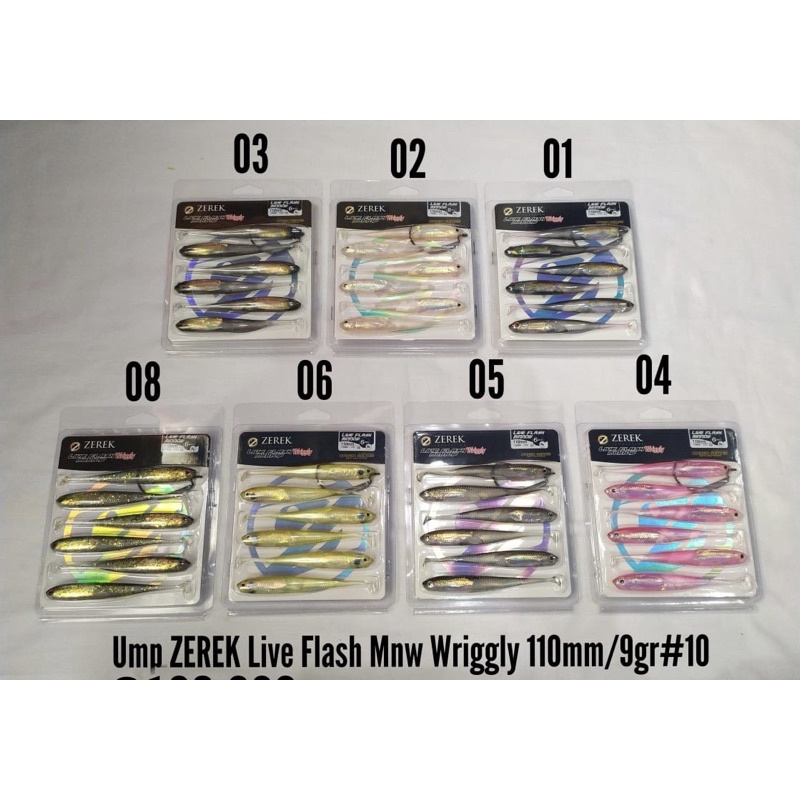 Soft Lure Zerek Live Flash Minnow Wriggly 110mm/9g
