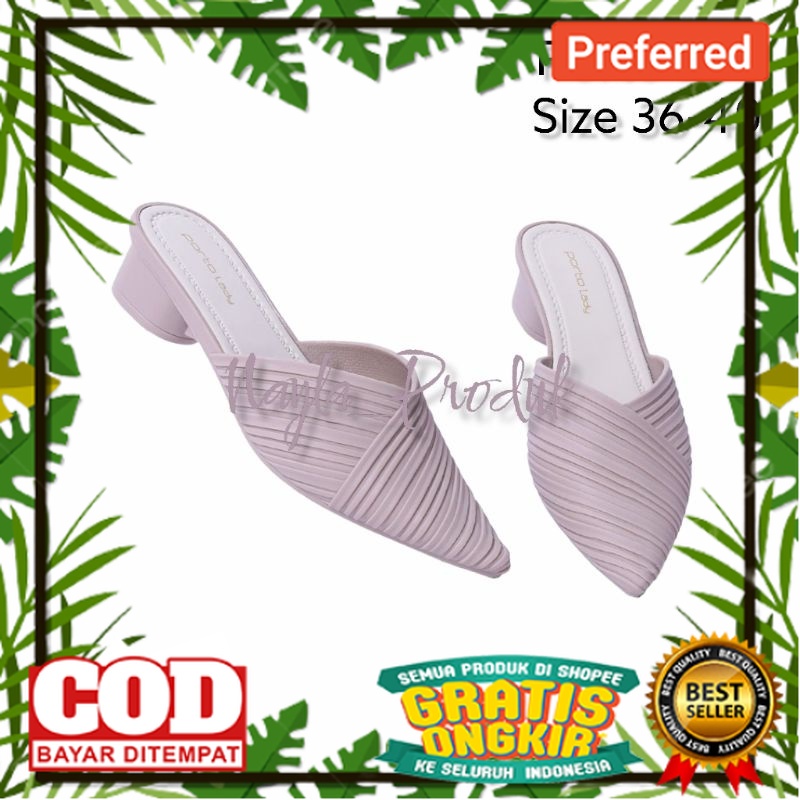 SEPATU SANDAL BEST SELLER TREND TERKINI /PORTO LADY BSV Sandal Selop Karet Wanita Dewasa Kekinian Si