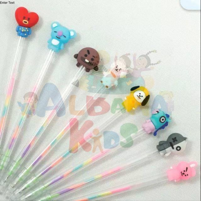 

Pulpen Rainbow Karakter BTS / Unicorn
