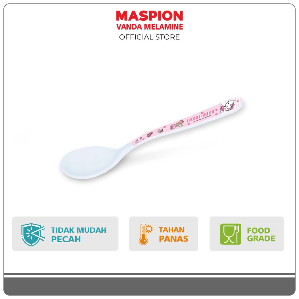 Maspion Vanda Melamin Sendok Makan 141 2 pcs set Hello Kitty