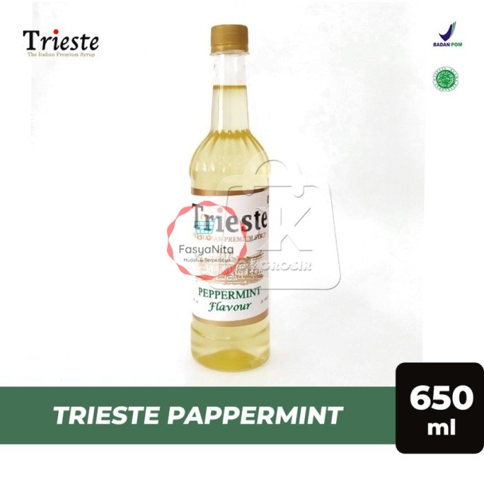 

Peppermint Syrup Trieste / Sirup Trieste Peppermint (Botol 650ml) - FasyAnita Mart Denpasar