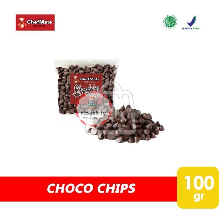 

Chocochip Chefmate Chocolate Chips Coklat (100 gr) - FasyAnita Mart Denpasar