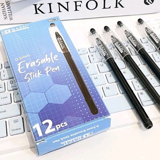 

Pulpen Hapus / Erasable Pen BAZIC (12pc)