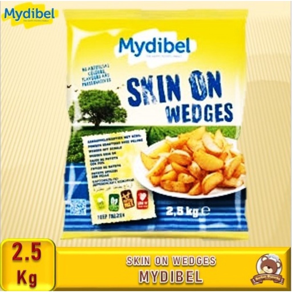 Mydibel Kentang Skin On Wedges 2,5kg