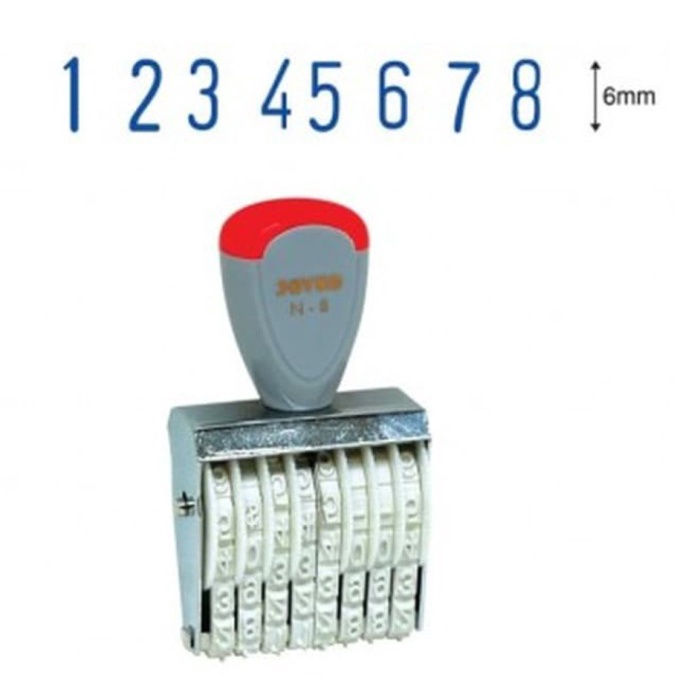 

Andri Stempel Number Joyko N-8 8 Digit