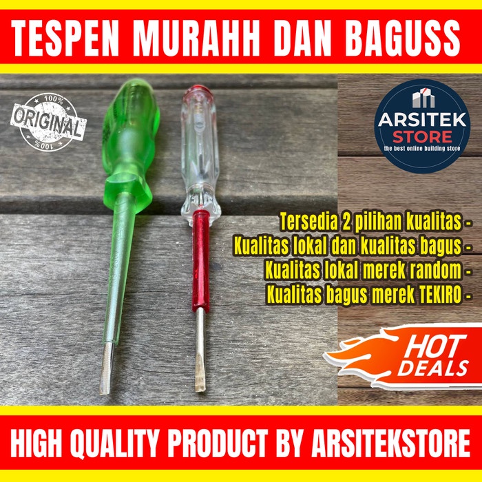 Tespen Listrik Minus Tespen AC Taspen Listrik