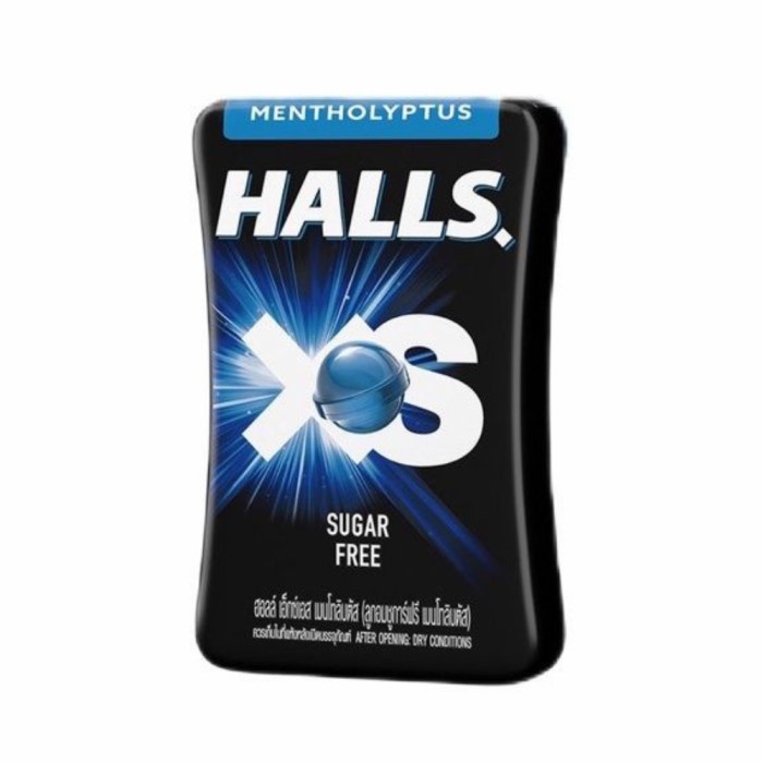 

✨PROMO✨ -Halls XS Free Sugar Candy. Permen Bebas Gula. Thailand - Lime