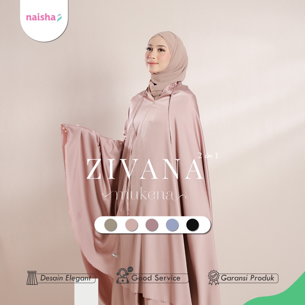 NAISHA OFFICIAL - Zivana Mukenah | Mukena Silk Mewah