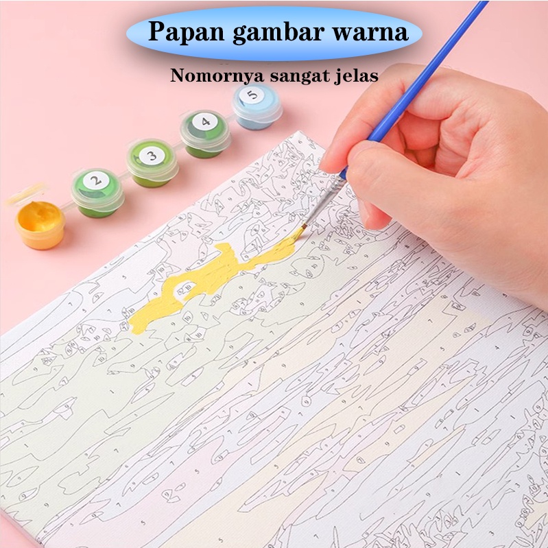 

MELUKIS GAMBAR 30x30 / CANVA PAINTING / MENGGAMBAR CAT LENGKAP SHENAR