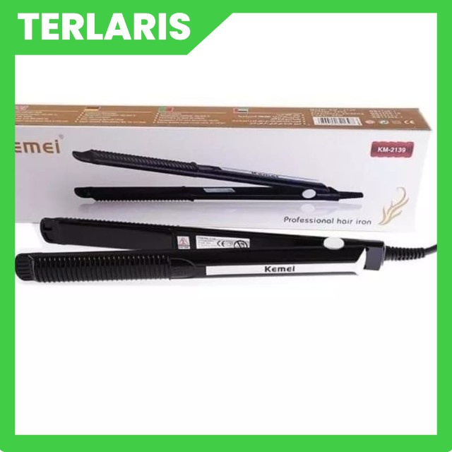 Catokan Rambut Kemei ORIGINAL 2 in 1 Pelurus dan Curly - Kemei 2139 / CATOKAN