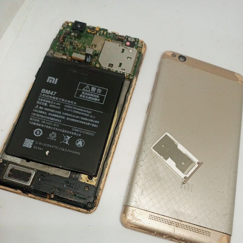 MESIN XIAOMI REDMI 3 NORMAL MINUS TOUCHSREEN