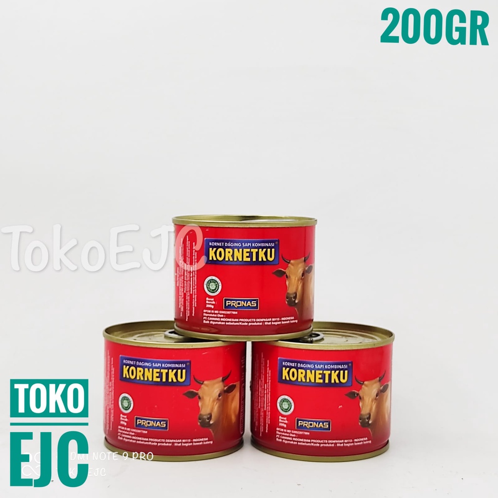 

Kornetku Dari Pronas Kornet Daging Sapi Corned Meat 200gr Kaleng / kornetku perkaleng 200 gr