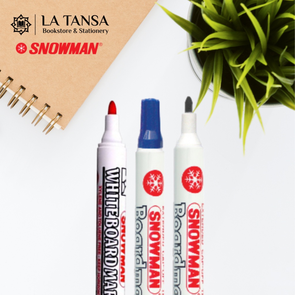 

SNOWMAN BOARDMARKER BG-12 HITAM/BIRU/MERAH