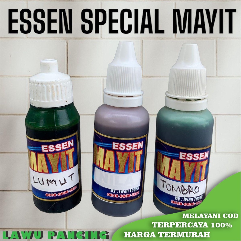 ESSEN SPECIAL MAYIT 3 Varian Untuk Special lumut, Special Ikan Mas dan Special Segala jenis umpan