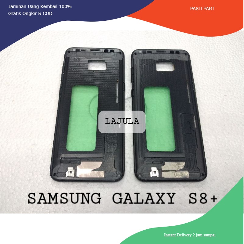 freme lcd tatakan lcd tulang tengah samsung galaxy S8+ / S8 plus medle
