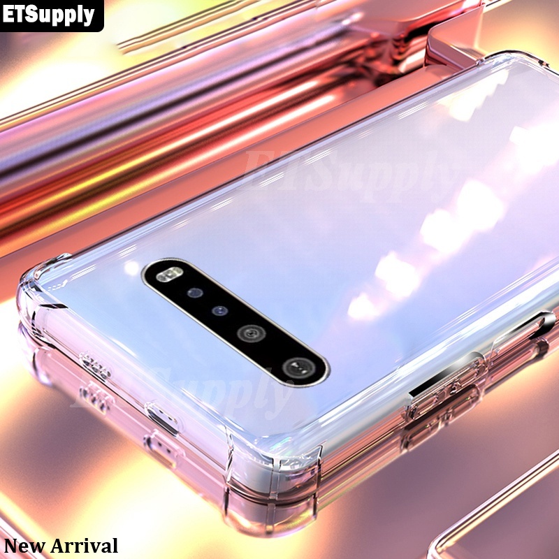 Phone Case LG V60 ThinQ Back Cover Airbag Transparent Softcase Anti-drop Cover for LG V60 ThinQ Casi