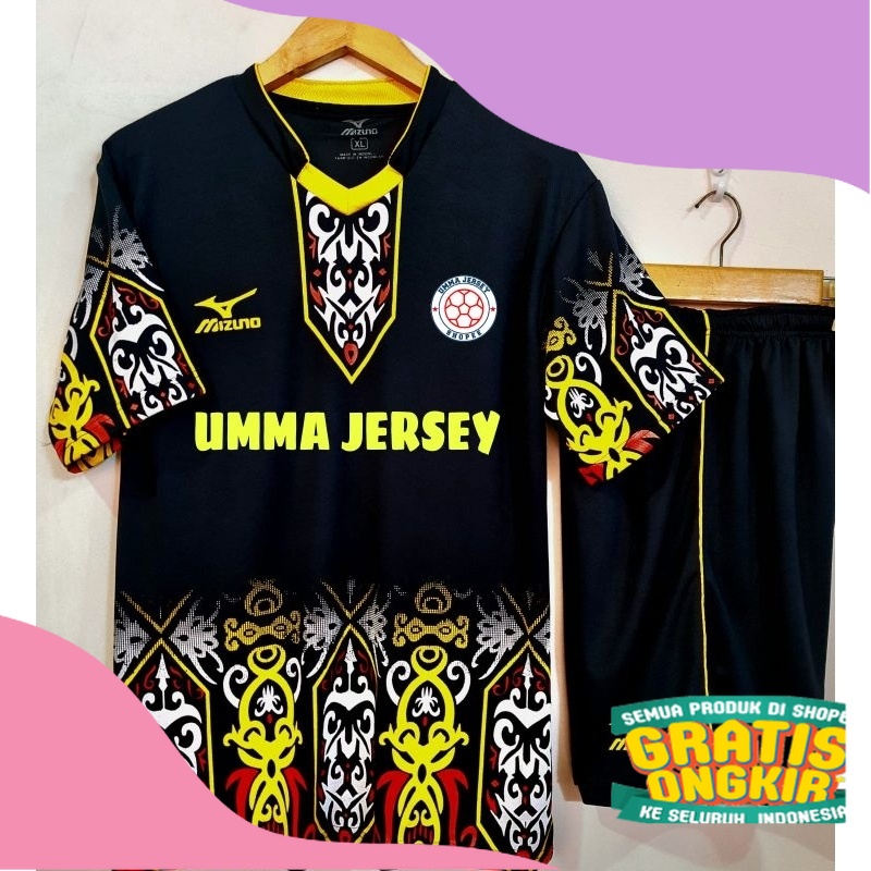 Baju Bola Dewasa Sablon Nama no punggung tim logo dan polosan murah / costum jersey sablon poliplex 