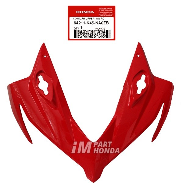 64211-K45-NA0ZB Cover Tameng Lampu Depan CBR 150 R LED K45N Merah