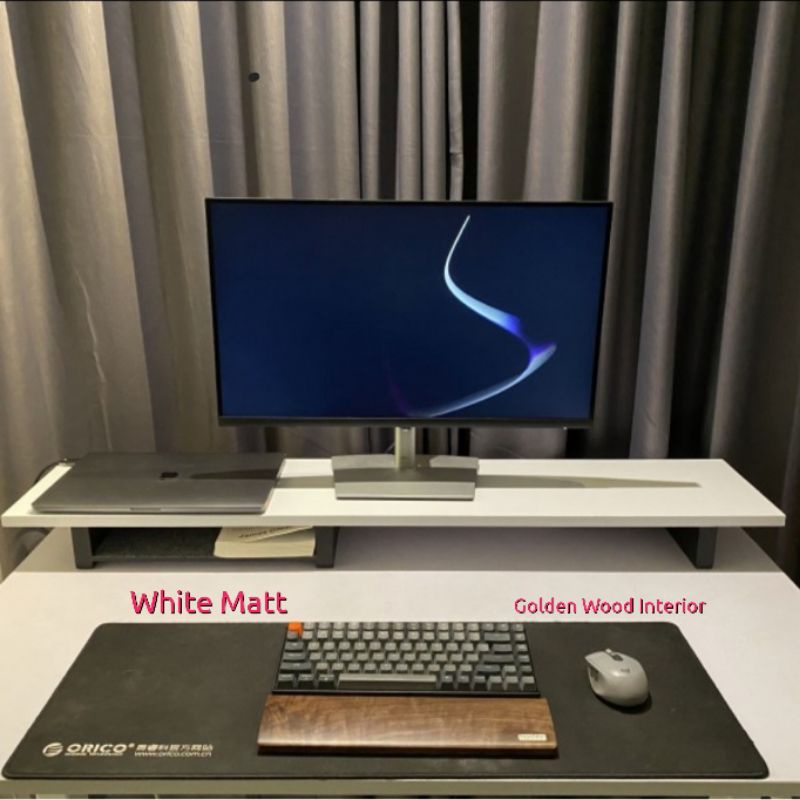 Stand Monitor LEBAR 25cm /Alas Laptop/Meja Gaming/Meja Komputer