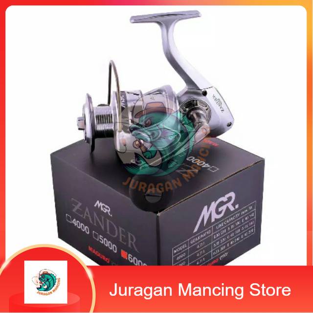 JM | Reel Maguro ZANDER | Power Handle | 10 Bearing | Reel Pancing | Ril Pancing