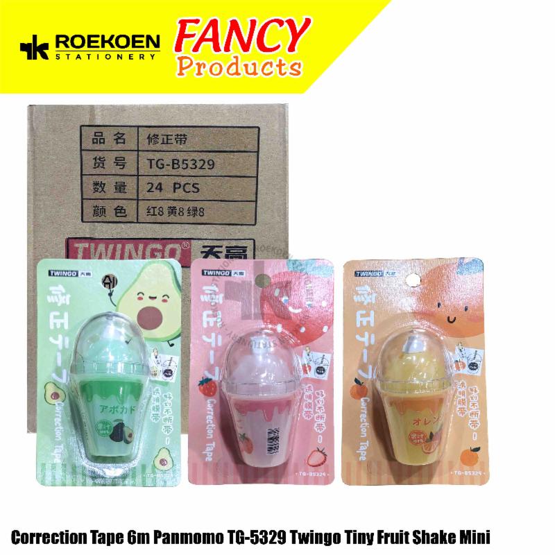 

Panmomo Correction Tape Fancy 6m TG-5329 Twingo Tiny Fruit Shake Mini