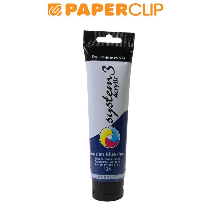 

ACRYLIC COLOR DALER ROWNEY SYSTEM3 150ML 129150134 PRUSSIAN BLUE (HUE)