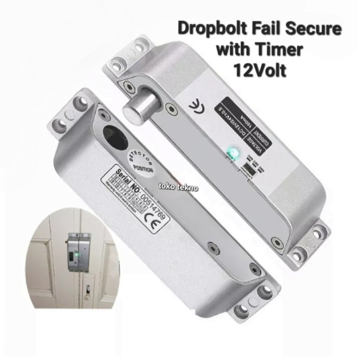 

PROMO- Dropbolt Drop bolt Pintu Kayu Fail Secure ( Power Of to Lock 5 Kabel